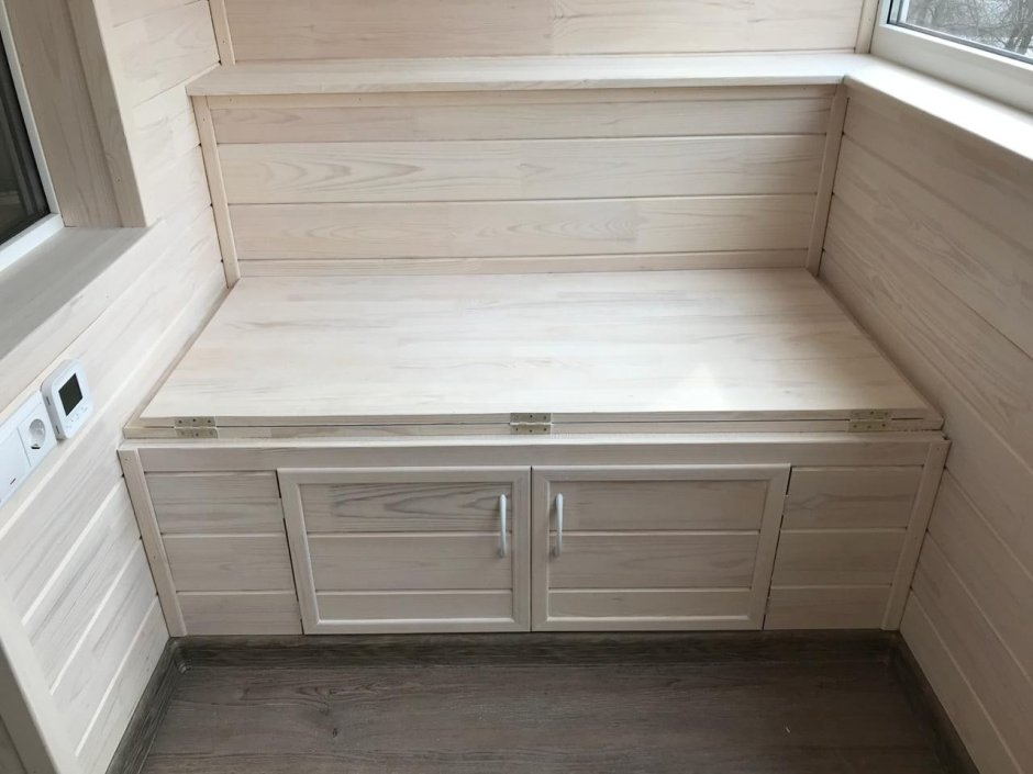 Ящики тумбы на лоджию