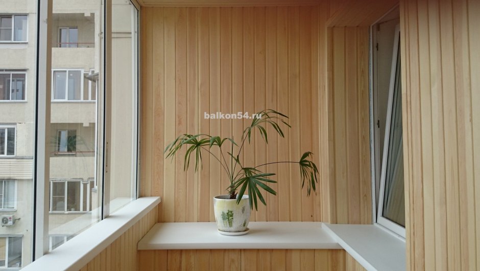 Панели бамбуковые стеновые на балконе