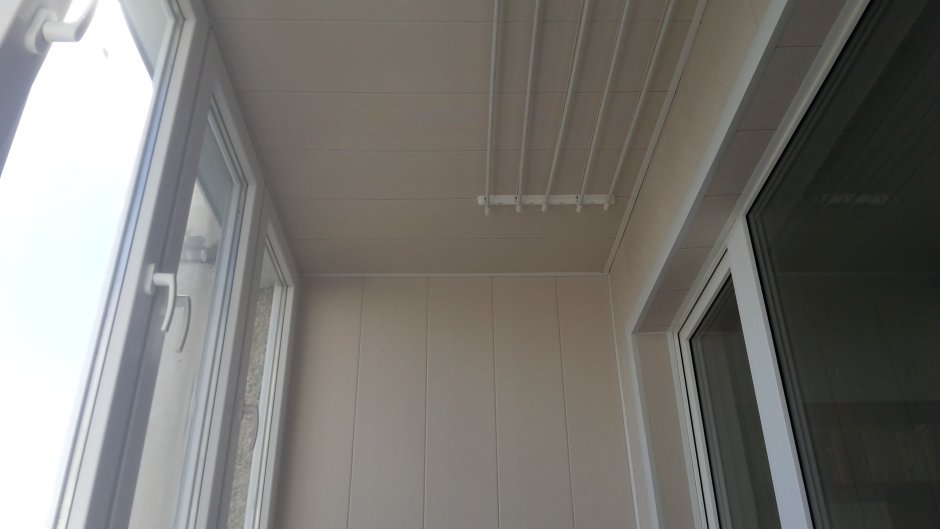 Обшивка балкона ПВХ профилем для ПВХ панелей