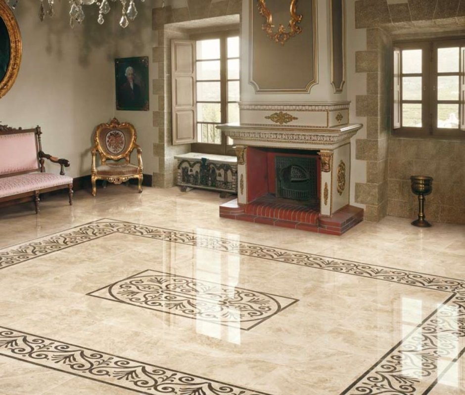 Полы из керамо гранит