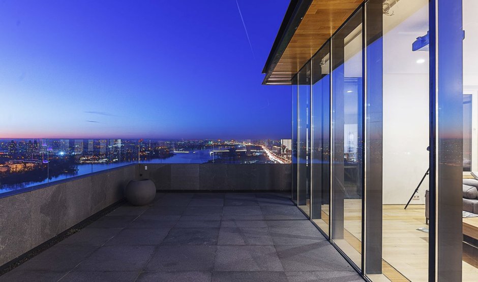 Балкон в Москоу Сити