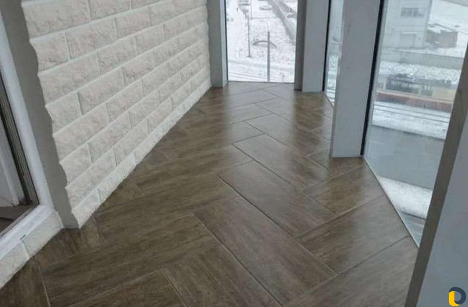 Керамогранит на лоджии