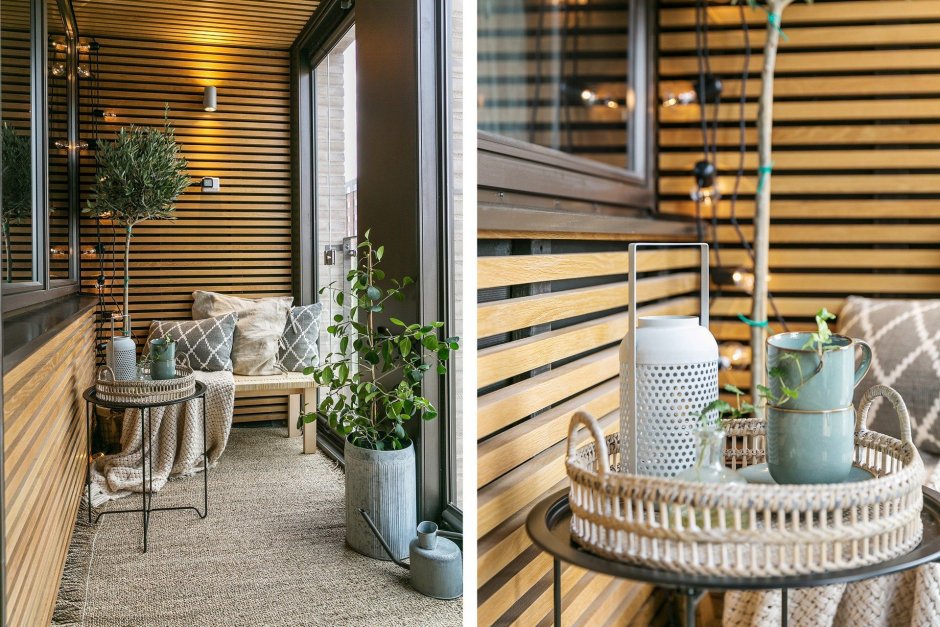 Веранда в стиле Сканди