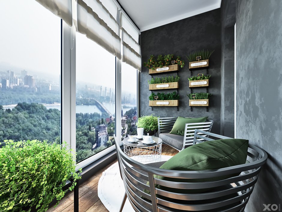 Балкон лофт 3м