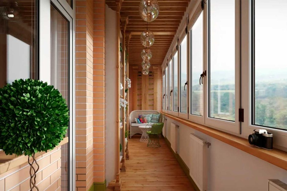 Декор стены деревянными рейками