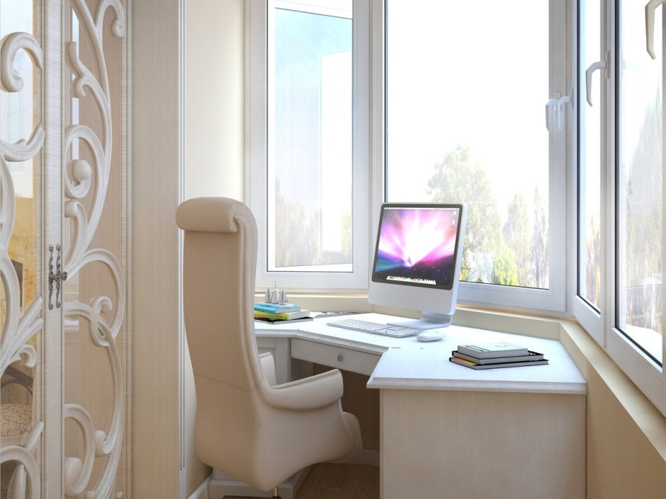 Кабинет на балконе
