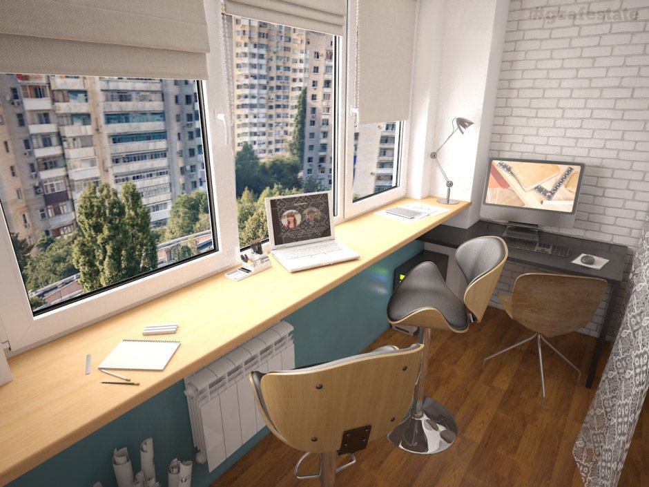 Компьютерные столы на балкон