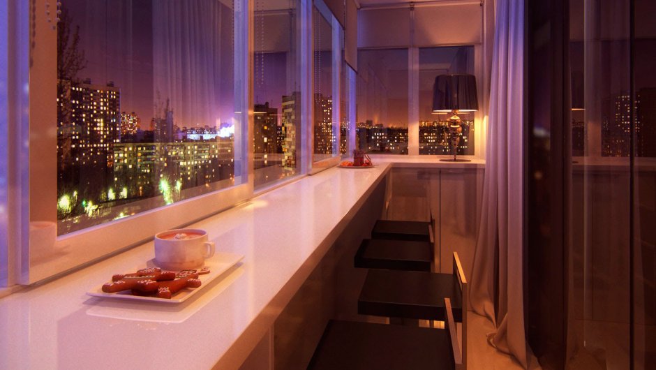 Красивый балкон