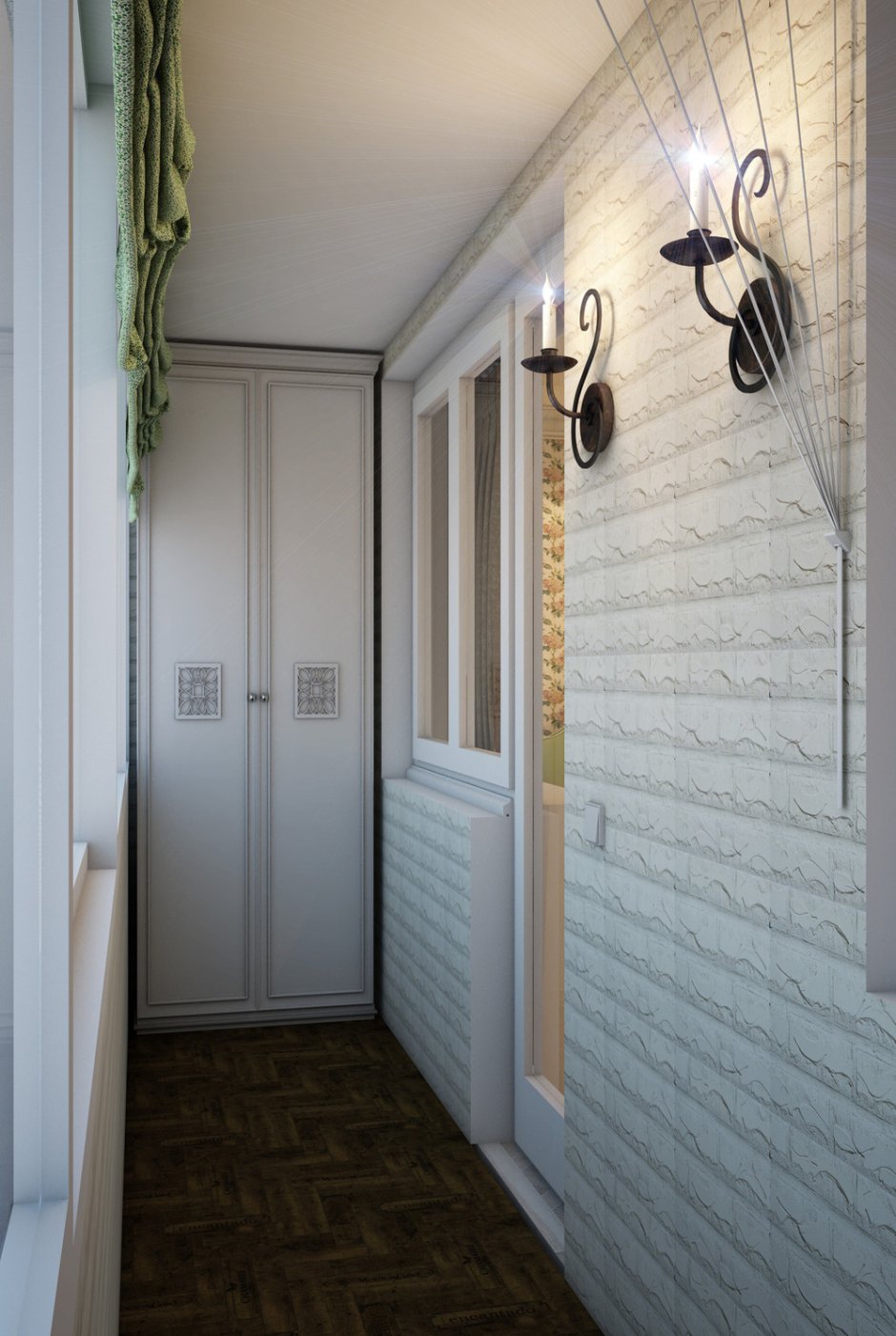 Бра на лоджии