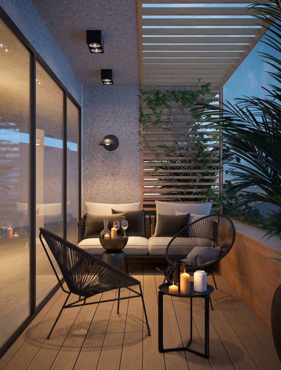 Красивый балкон