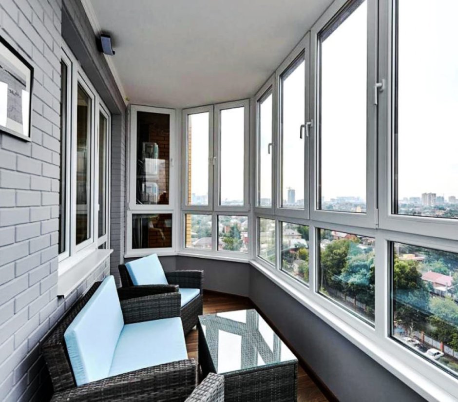 Застекленный балкон