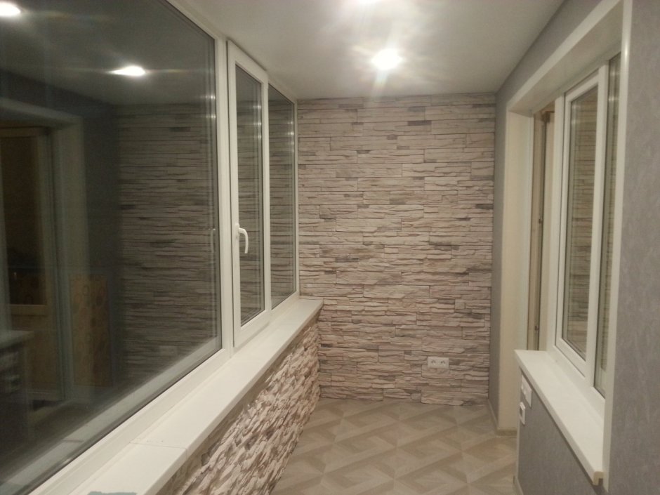 Отделка лоджии