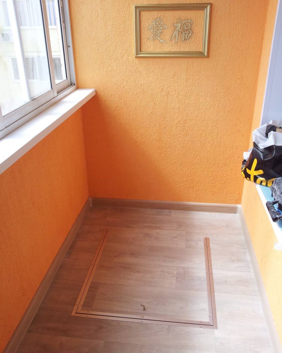 Декоративная штукатурканв балконе