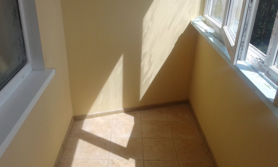 Фасадные панели на лоджии