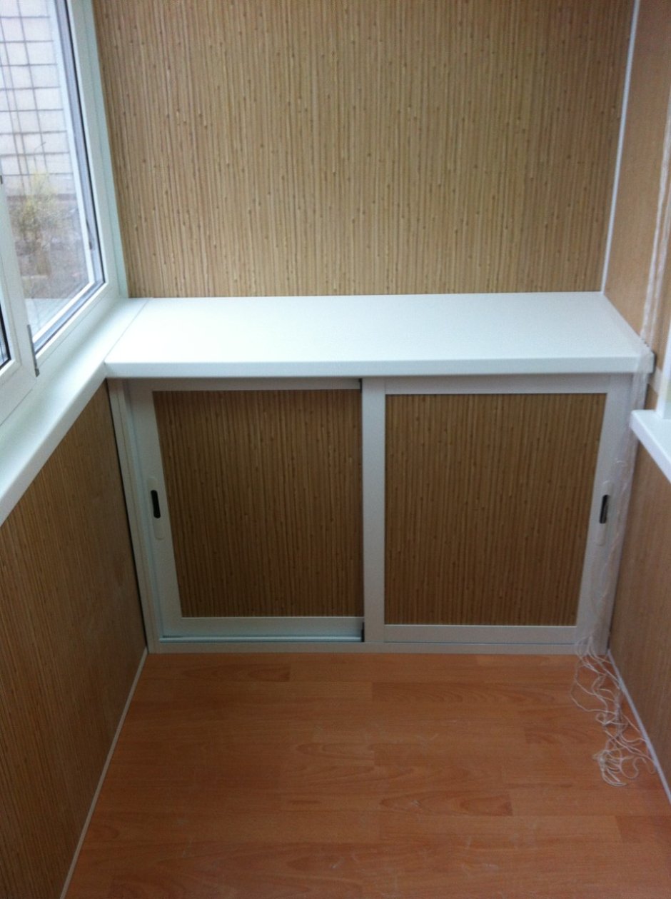 Шкаф ПВХ на балкон