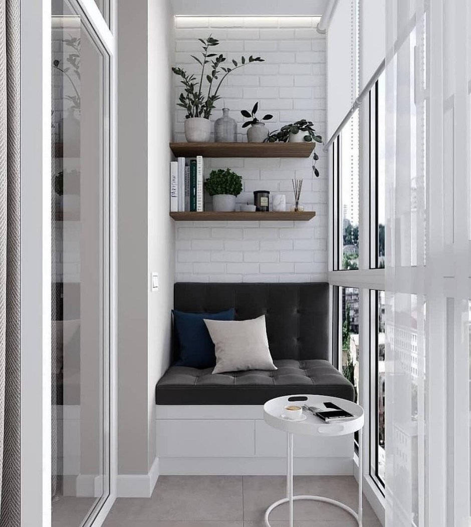 Балкон в стиле Сканди