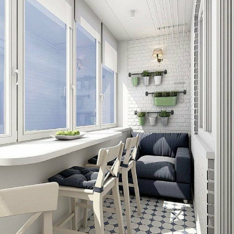 Лоджия с панорамными окнами