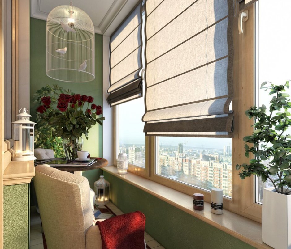 Стеклянная лоджия