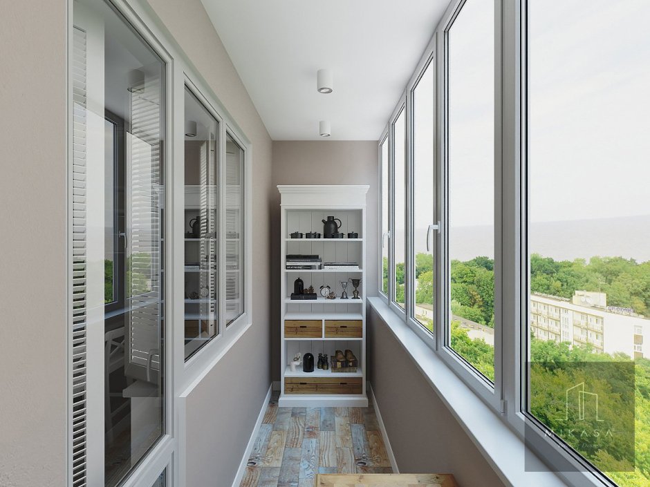 Удобный балкон