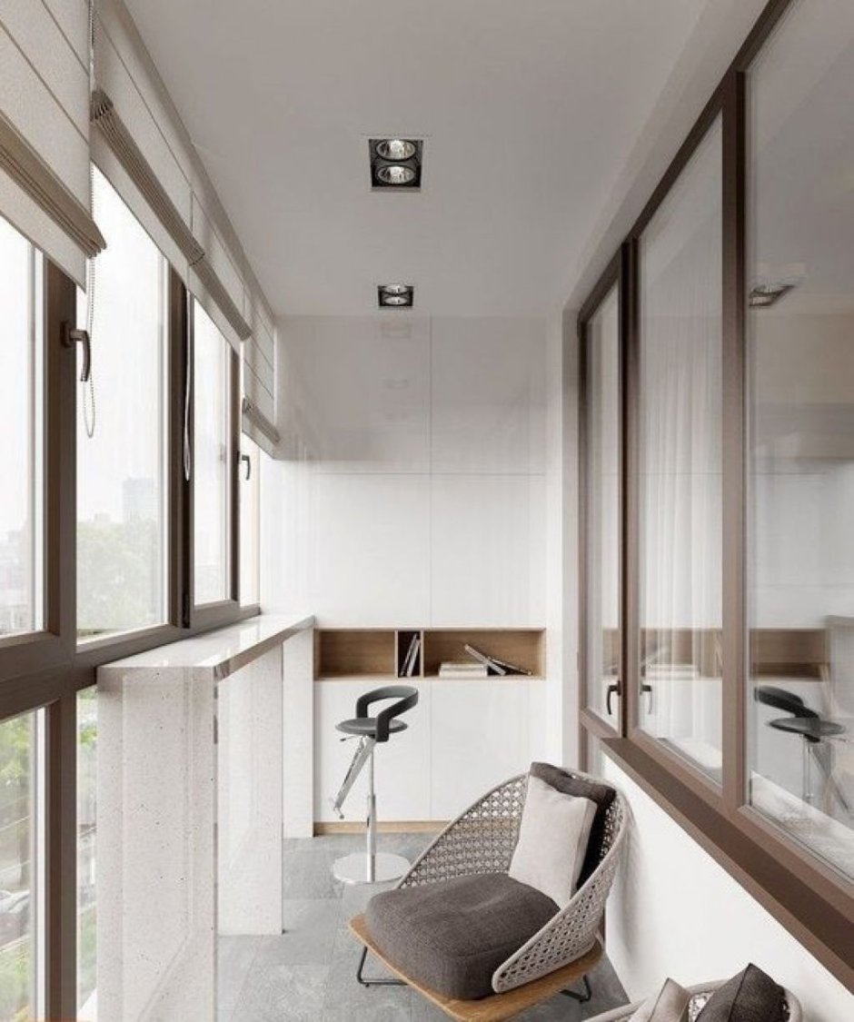 Лоджия с панорамными окнами