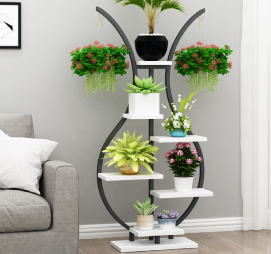 Полки для цветов в горшках