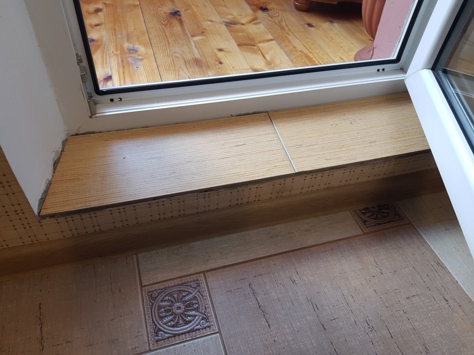 Отделка пола на лоджии