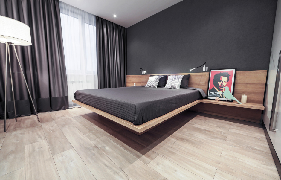 Кровать подиум с матрасом