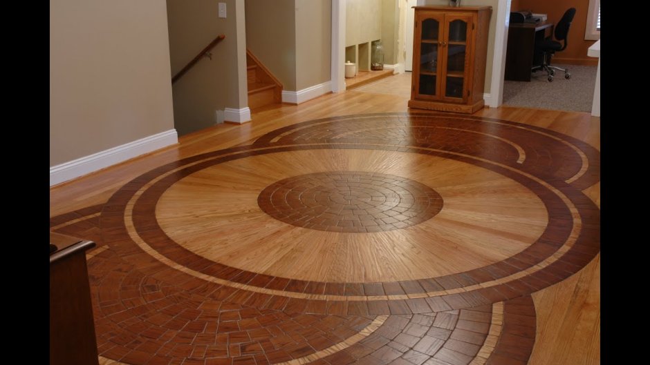 Красивый пол из дерева