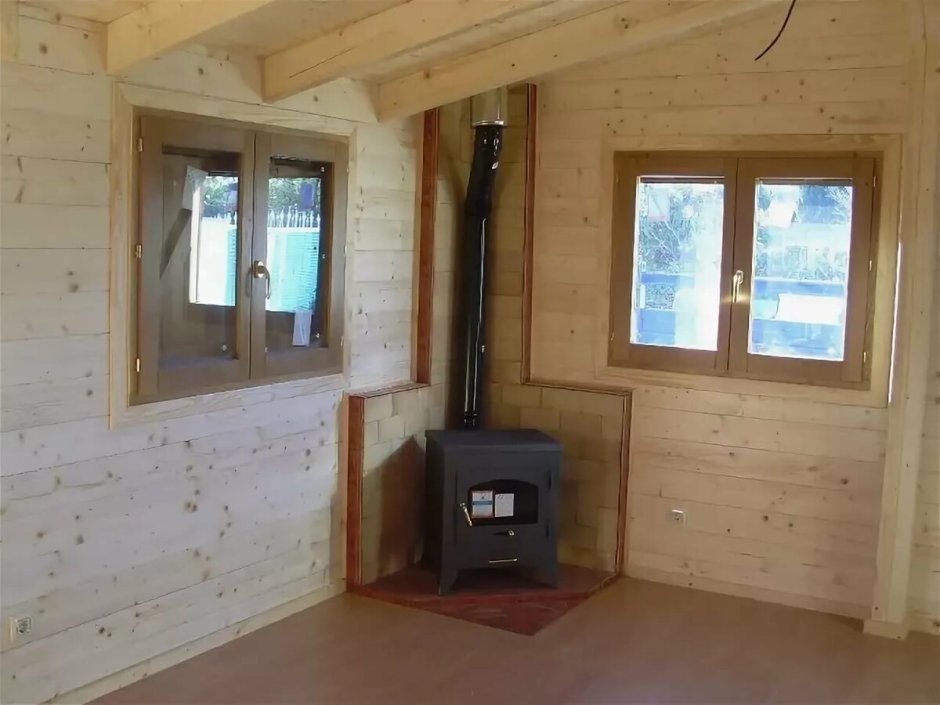 Печь в каркасном доме
