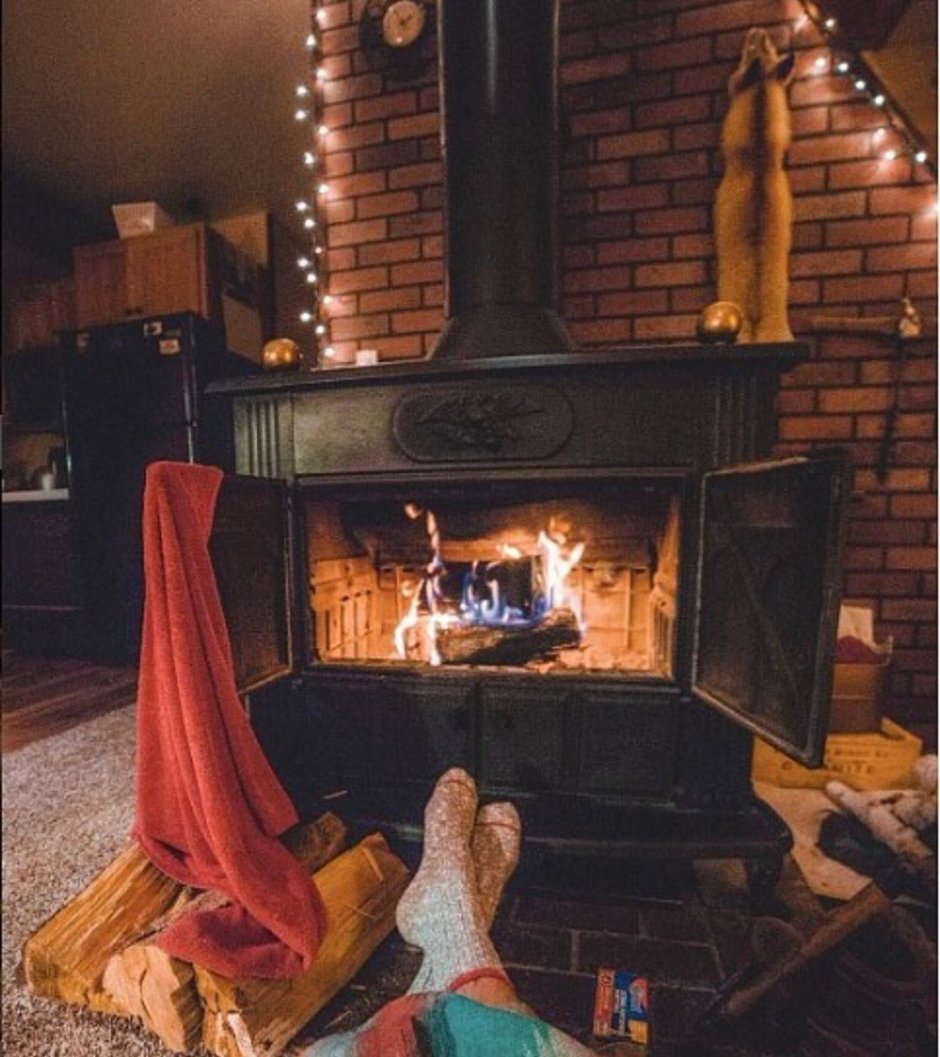 Около камина