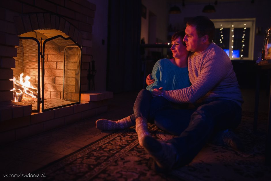 Камин метель