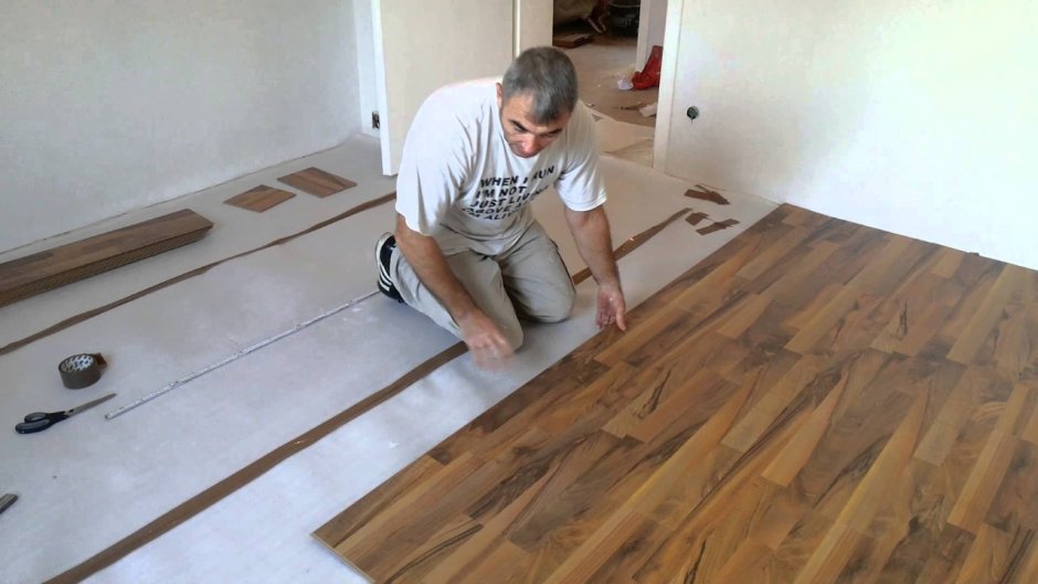 Неправильная укладка ламината