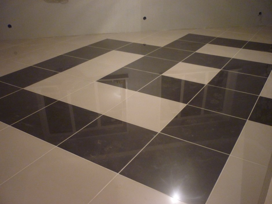 Выкладка напольной плитки