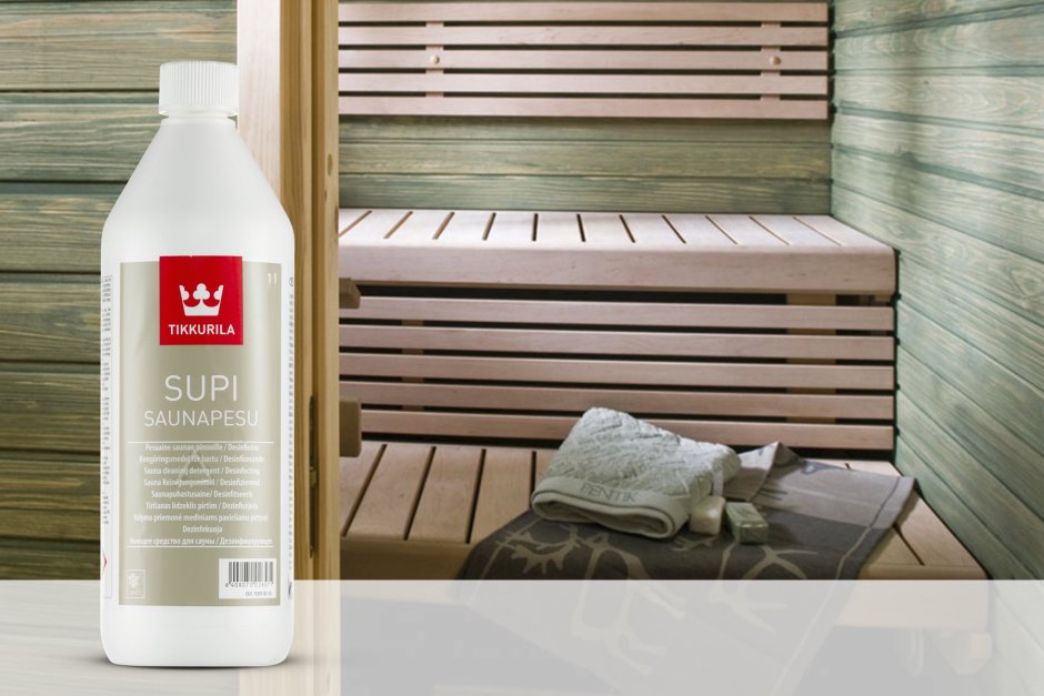 Супи Саунапесу 1 л (1) моющее средство для саун "Тиккурила"