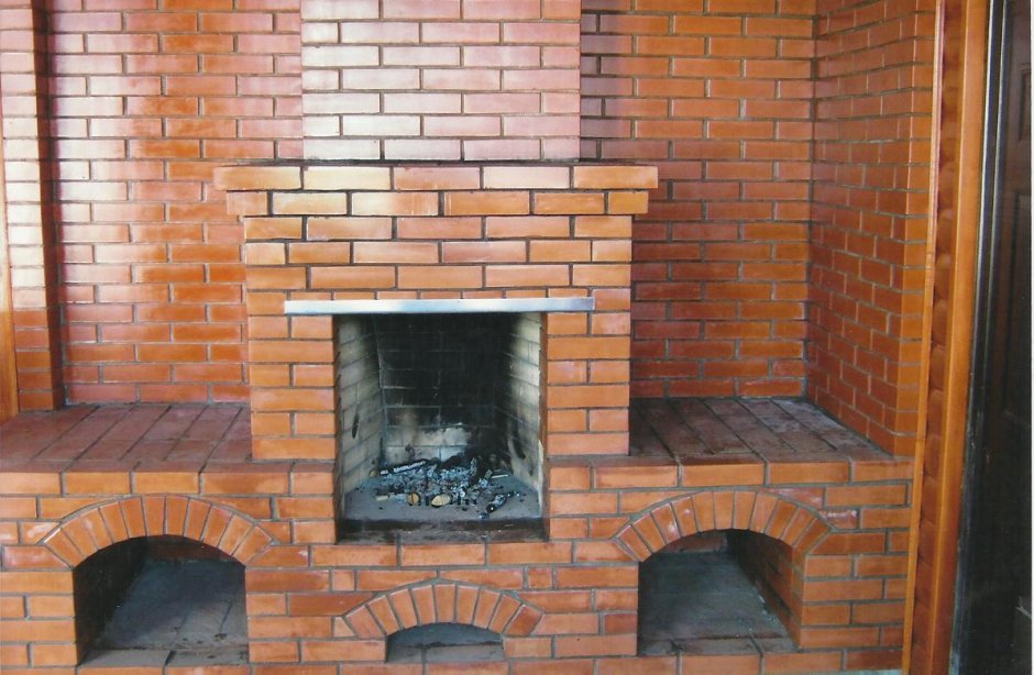 Краска для печей и каминов из кирпича