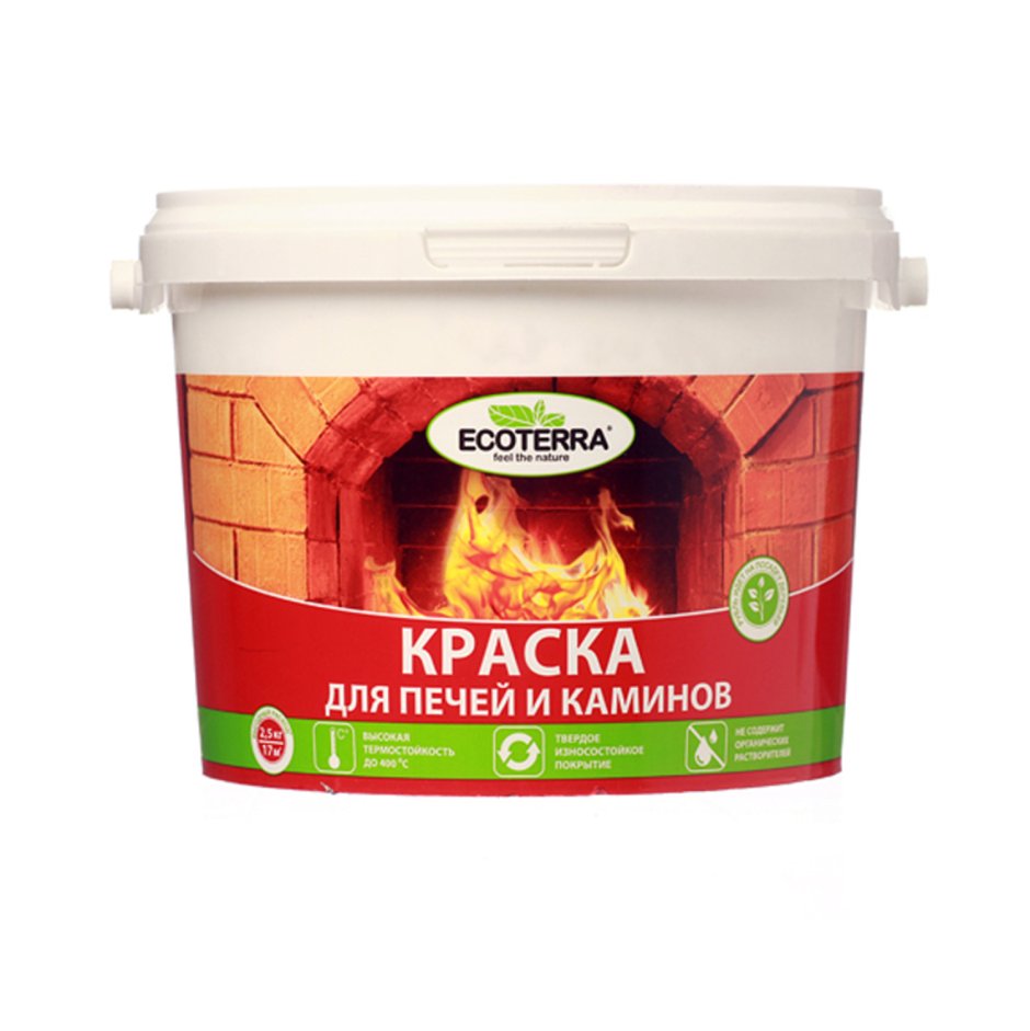 Краска д/печей ECOTERRA