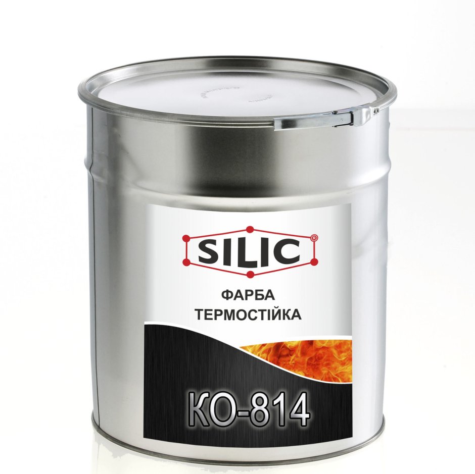 Краска термостойкая Silic