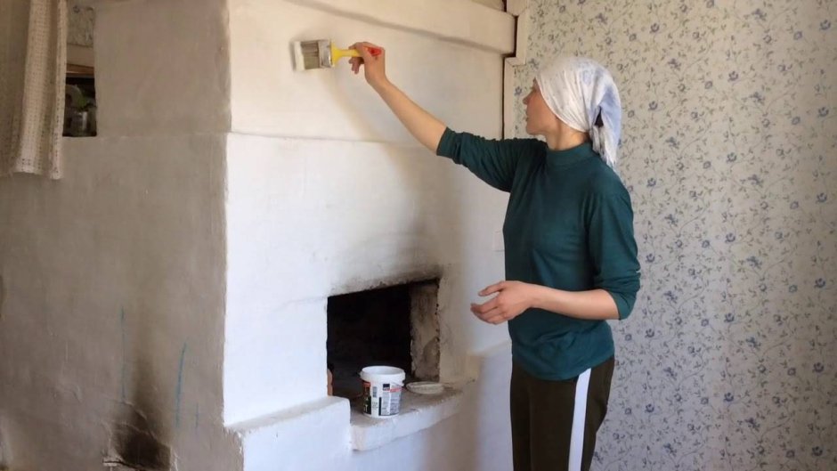 Побелка печи