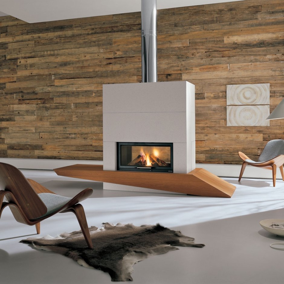 Дровяная топка Palazzetti Ecomonoblocco em16:9 3d