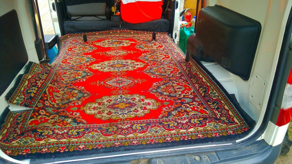 Коврики в машину из старого ковра