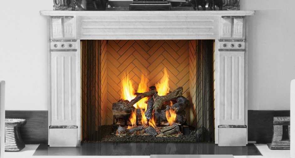 Белая сажа камина