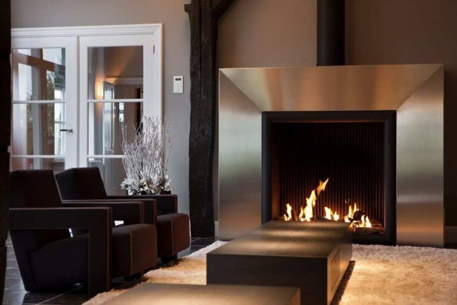 Farmhouse стиль камин