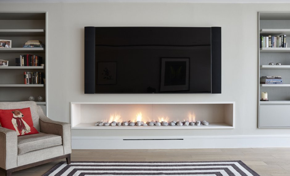 Газовая топка Stovax riva2 670 Evoke Glass Gas Fires balanced Flue