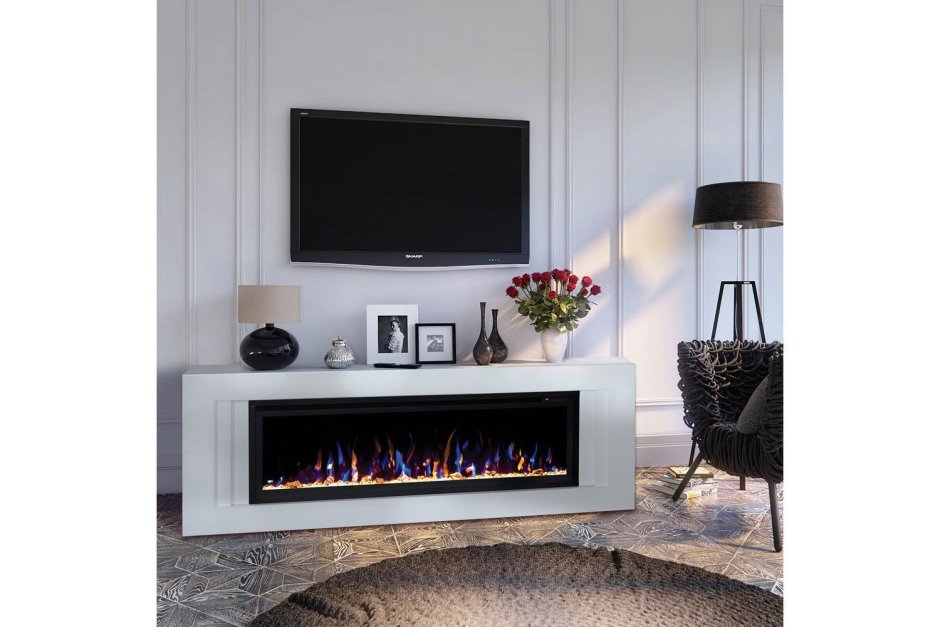 Электрокамин Stockholm 42 WT С очагом Saphir 42