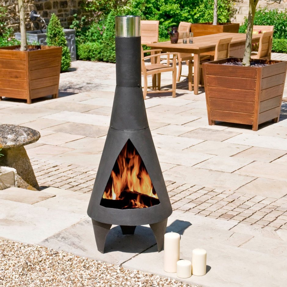 Очаг дровяной уличный