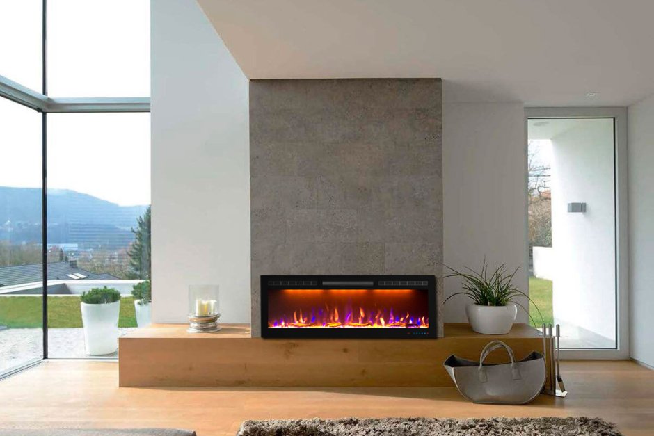 Тумба под телевизор с камином