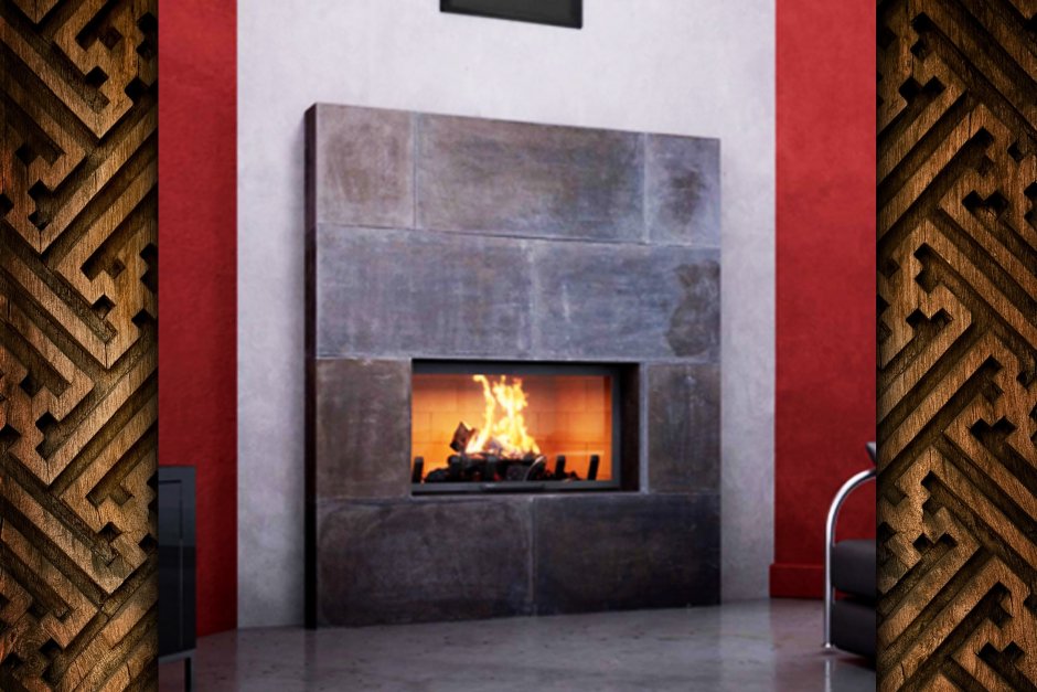 Каменная стена в интерьере