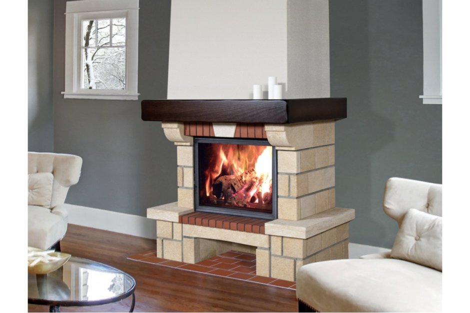 Камин из мрамора Emperador