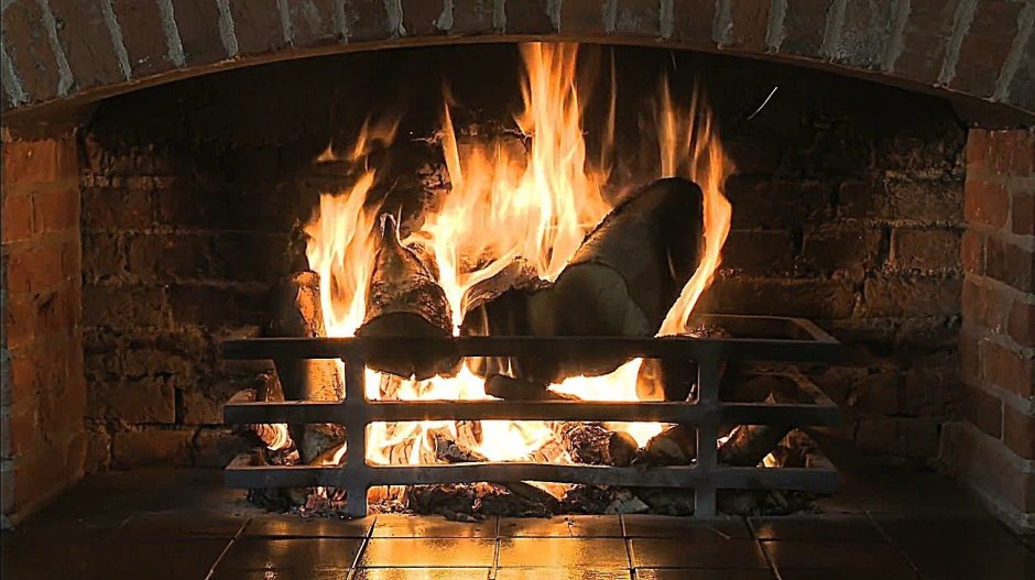 Живой камин на рабочий стол