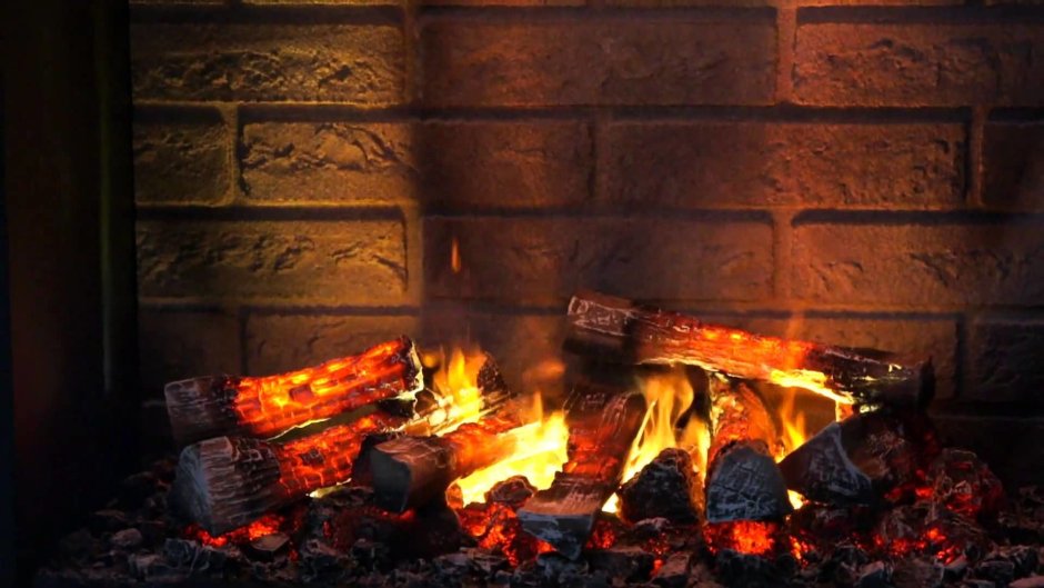Огонь в камине